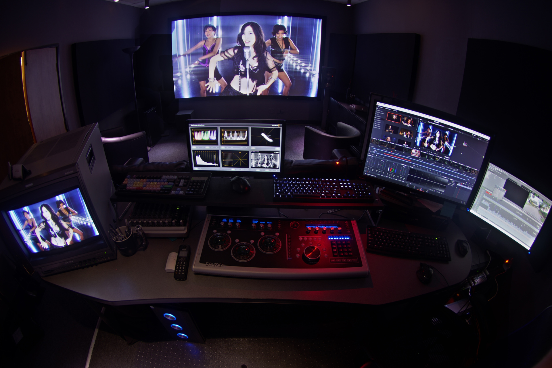 Color Grading Online Editing Projection Theater